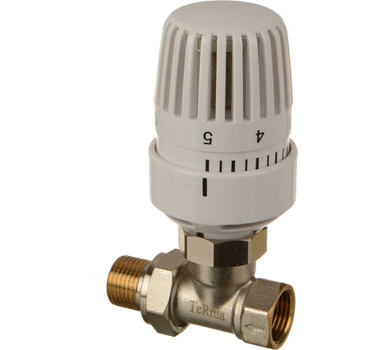 Прямой клапан с термостатической головкой Terma 1/2" 29023
