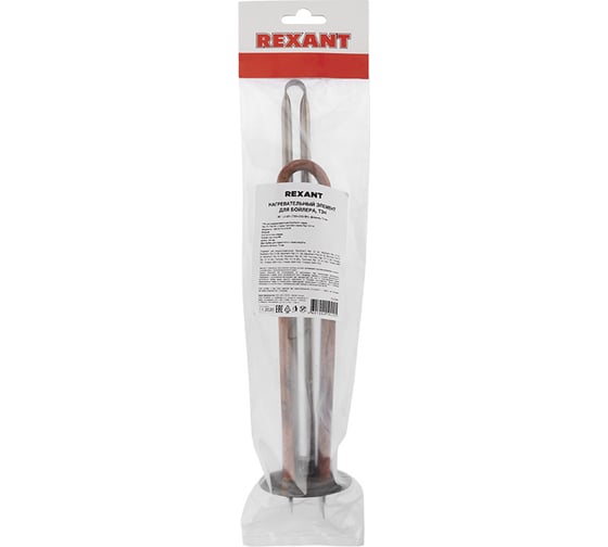 ТЭН для водонагревателя REXANT RF 1 кВт (750+250 Вт), фланец 70 мм 70-0346