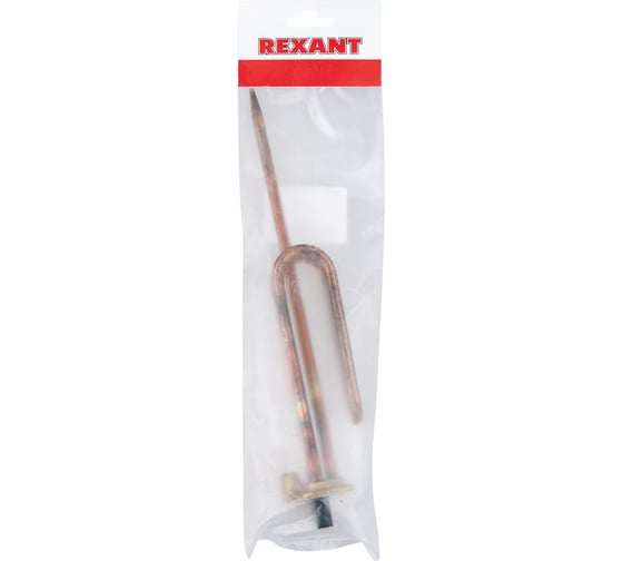 ТЭН для водонагревателя REXANT RCF - 2000 Вт, фланец 48 мм, под анод М6 70-0316