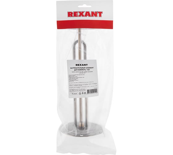 ТЭН для водонагревателя REXANT 1000 Вт, фланец 125 мм VLS, нерж, под анод М5, клеммы 70-0454