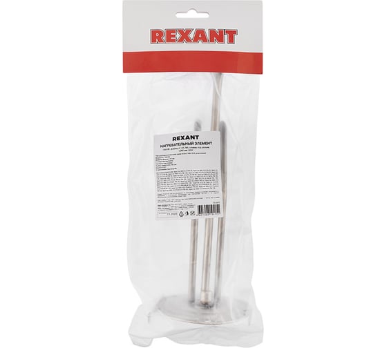 ТЭН для водонагревателя REXANT 1500 Вт, фланец 125 мм VLS, нерж, под анод М5, клеммы 70-0455