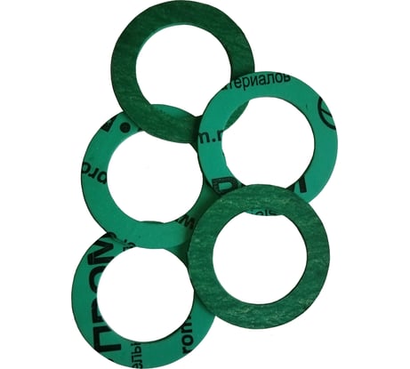 Прокладка безасбестовый паронит HG 1 1/2" (30x44x2 мм), 5 шт 1648819
