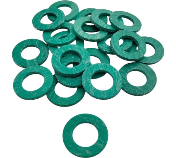 Прокладка безасбестовый паронит HG 1/2" (11x19x2 мм), 20 шт 1648864