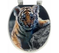 Мягкая крышка на унитаз Bath Plus Тигрёнок HS214