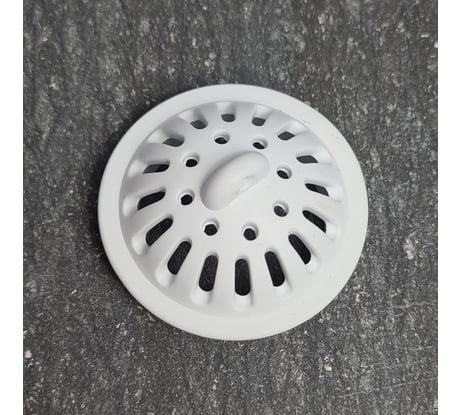 Ситечко-пробка для ванн, раковин Профитт диаметром 40 мм, белый 1649137