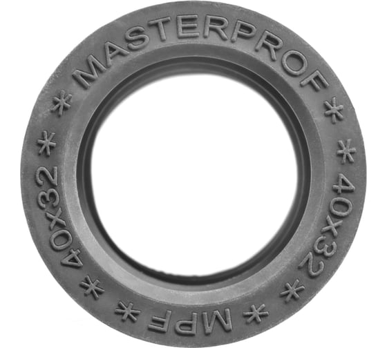 Сантехническая манжета для канализации MPF 40х32, черная, уплотнительная, переходная ИС.131668