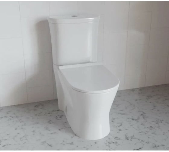 Бачок для унитаза Ekokerama ELEGANTE нижняя подводка воды, 2-х режимная арматура, белый 422ELEGANTE бачок