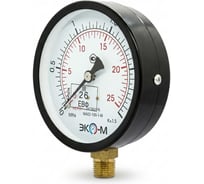 Манометр ЭКО-М Экомера МД02-100 мм 0..2,5МПа М20x1,5 (Эконом) МД02-100-М-2,5МПа-ЭИ