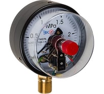 Манометр ЭКО-М Экомера МД02(Э)-100 мм 0..2,5 МПа М20x1,5 МД02Э-100-М-2,5МПа