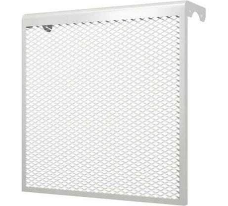 Радиаторный экран ERA серия ДМЭР, просечно-вытяжной, 590x610x140, 6-и секционный, сталь, белый 86-661