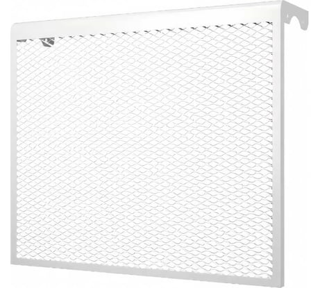 Радиаторный экран ERA серия ДМЭР, просечно-вытяжной, 690x610x140, 7-и секционный, сталь, белый 86-662