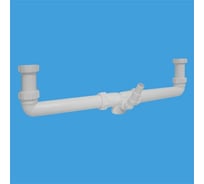 Система отводных труб McAlpine двой. вход/вых. 1 1/2 (регул.) с нос. CDBAWM