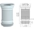 Гофра для унитаза AV Engineering 550 мм AVE129550 2