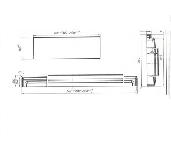 Панель Marka One FLAT MG 160 02мгфл16