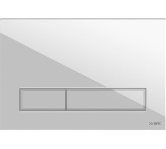 Кнопка Cersanit BLICK для LINK PRO/VECTOR/LINK/HI-TEC пластик, белый 64113