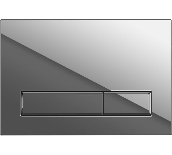 Кнопка Cersanit BLICK для LINK PRO/VECTOR/LINK/HI-TEC пластик, хром, глянцевый 64114