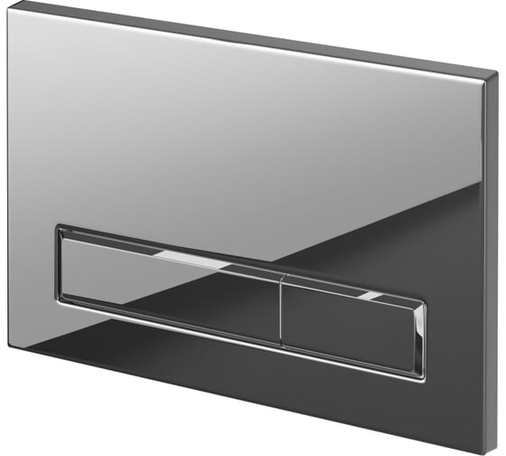 Кнопка Cersanit BLICK для LINK PRO/VECTOR/LINK/HI-TEC пластик, хром, глянцевый 64114