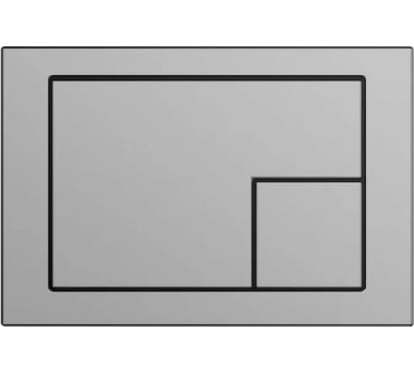 Кнопка Cersanit CORNER для LINK PRO/VECTOR/LINK/HI-TEC пластик, хром, матовый 64107