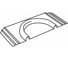 Поворотная пластина Rehau TS-14, 245x110 мм 12003041001 2