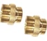 Переходник для крана HG М24 НР х М22 ВР х 1/2" НР, 2 шт 1649793 1
