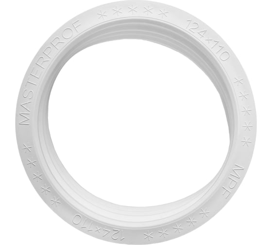Сантехническая манжета для канализации MPF 124x110, белая, уплотнительная, переходная ИС.131682