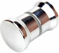 Ручка-бочонок для душевой кабины MasterProf хром пластик ИС.131533