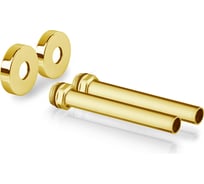 Комплект декоративных трубок SR Rubinetterie с резьбой 15x1/2х L150, цвет золото A491-1500DE15