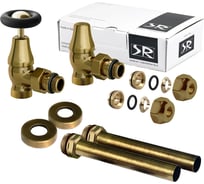 Комплект угловых декоративных вентилей SR Rubinetterie серия "Old Style" A392-1500Z0P0