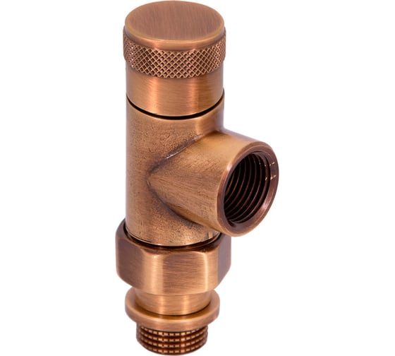 Запорный клапан SR Rubinetterie осевой, серия Tondera, 1/2", цвет бронза 0671-1500Z000