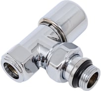 Термостатический вентиль FAR угловой Top серебро, М24x19, 1/2" EPDM FL 0116 12P