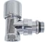 Термостатический вентиль FAR Lady угловой, 1/2" ВР, серебро EPDM FL 0148 12P 1