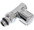 Термостатический вентиль FAR прямой, 1/2" ВР, серебро, EPDM FL 0225 12P 3