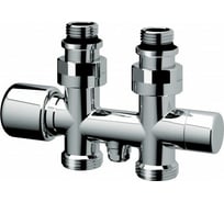 Набор узел с термостатом и запорными клапанами FAR прямой, 3/4"EU - 1/2"НР FL 0268 3412
