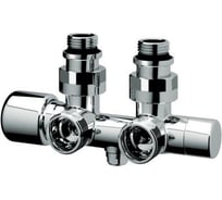 Набор узел с термостатом и запорными клапанами FAR угловой, 3/4"EU - 1/2"НР FL 0263 3412