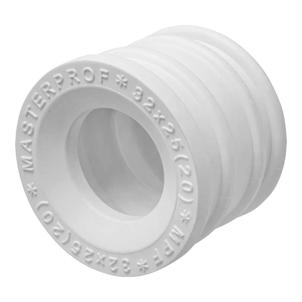 Сантехническая манжета для канализации MPF 32x25, белая, уплотнительная ...
