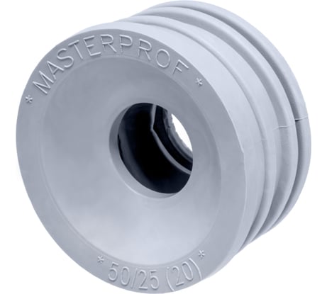 Сантехническая манжета MPF для канализации 50x25, серая, уплотнительная, переходная ИС.131769