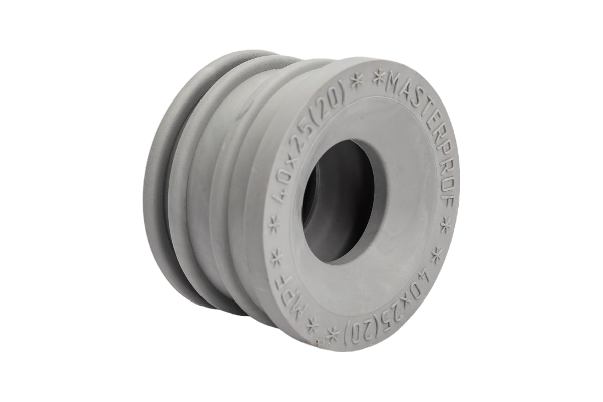 Сантехническая манжета для канализации MPF 40x25, серая, уплотнительная ...