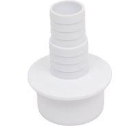 Переходник для подключения сливного шланга стиральной или посудомоечной машины СУПРИМПЛАСТ 20x23x40, белый 4P_202340_02