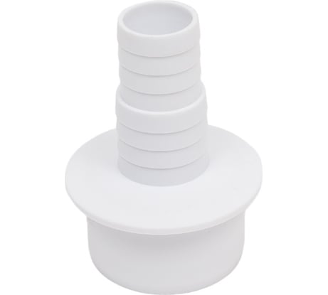 Переходник для подключения сливного шланга стиральной или посудомоечной машины СУПРИМПЛАСТ 20x23x40, белый 4P_202340_02