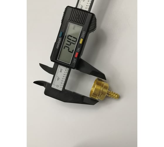 Переходник на смеситель HG М24 НР x М22 ВР x 6мм, 2 шт 4960165