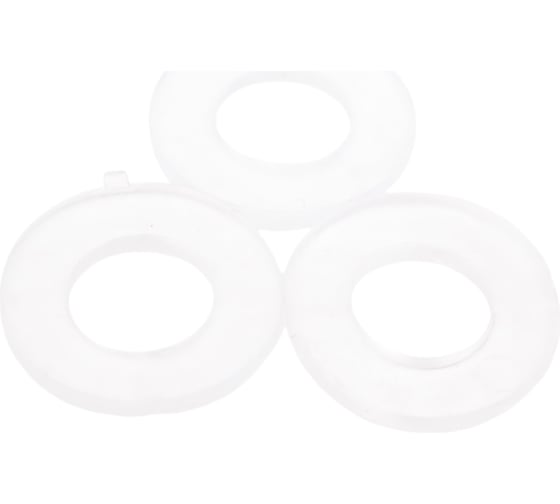 Прокладка СТМ 1/2", силикон, 19x10x2 мм, 20 шт SSSWC012-20