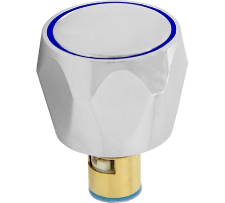 Комплект кран-букса + маховик R ROEGEN, синий RZ-DR-10