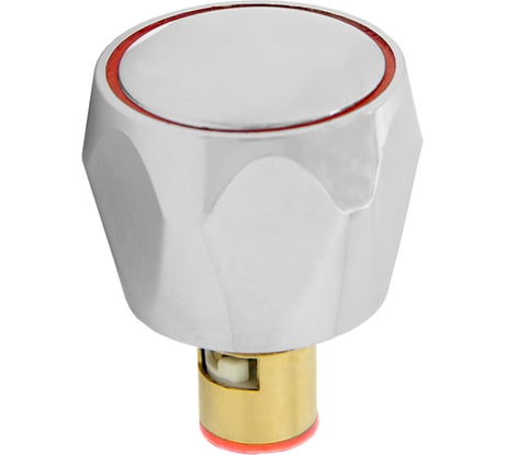 Комплект кран-букса + маховик R ROEGEN, красный RZ-DR-20