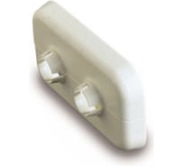 Розетка двойная декоративная 16 мм для блоков Luxor 67790250