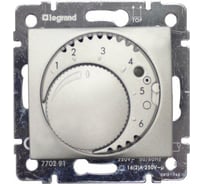 Терморегулятор для тёплого пола Legrand Valena 16А 250В алюминий 770291