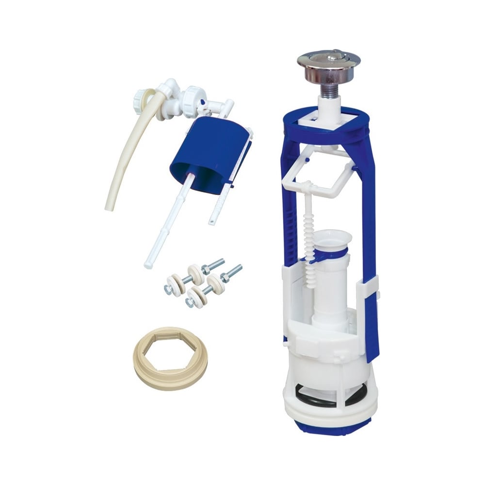 Арматура для бачка MasterProf кнопочная, 2 режима, боковое подключение ...