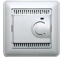 Регулятор теплого пола с датчиком и рамкой, матовый хром WESSEN 59 Schneider ELectric TES-151-58