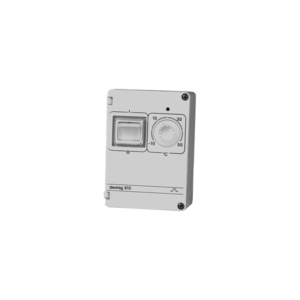 Терморегулятор Д-610 влагозащищенный с датчиком на проводе DEVI 140 F ...