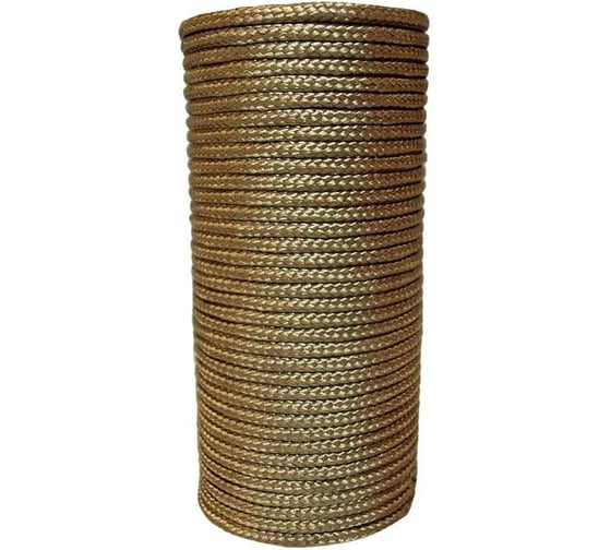 Базальтовый шнур BASFIBER диаметр 12 мм, длина 25 м, огнеупорный, 700C, уплотнительный Шнур 12-25