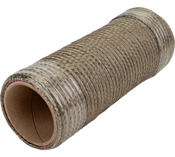 Базальтовый шнур BASFIBER диаметр 6 мм, длина 25 м, огнеупорный, 700C, уплотнительный Шнур 6-25